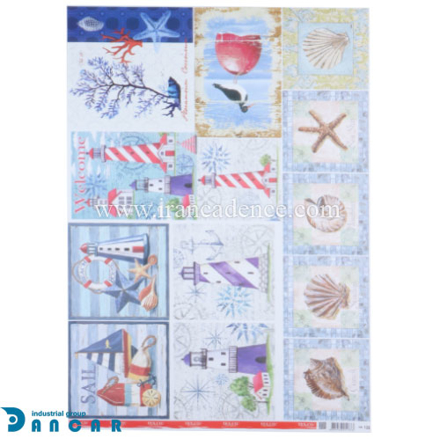 خرید کاغذ دکوپاژ ، خرید وسایل دکوپاژ در ایران کادنس