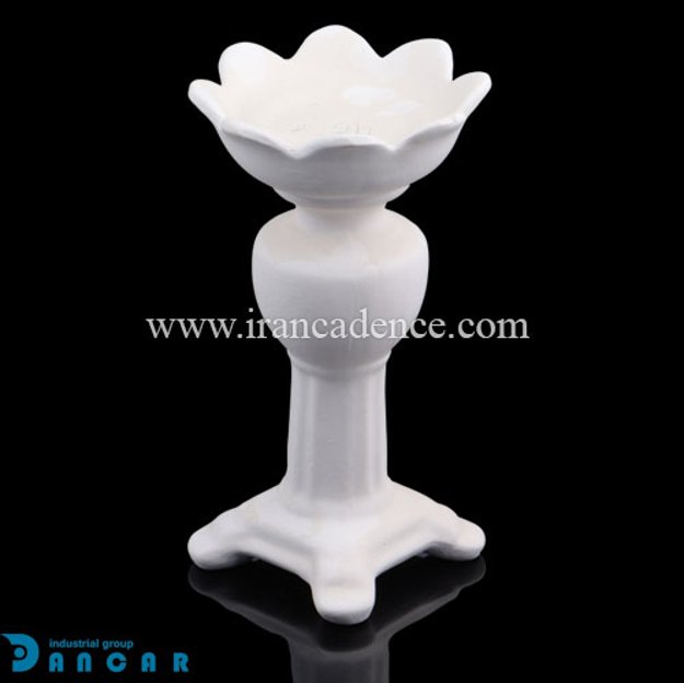 خرید محصولات سرامیکی خام، خرید ظروف سفالی خام، شمعدان سفالی، ایران کادنس